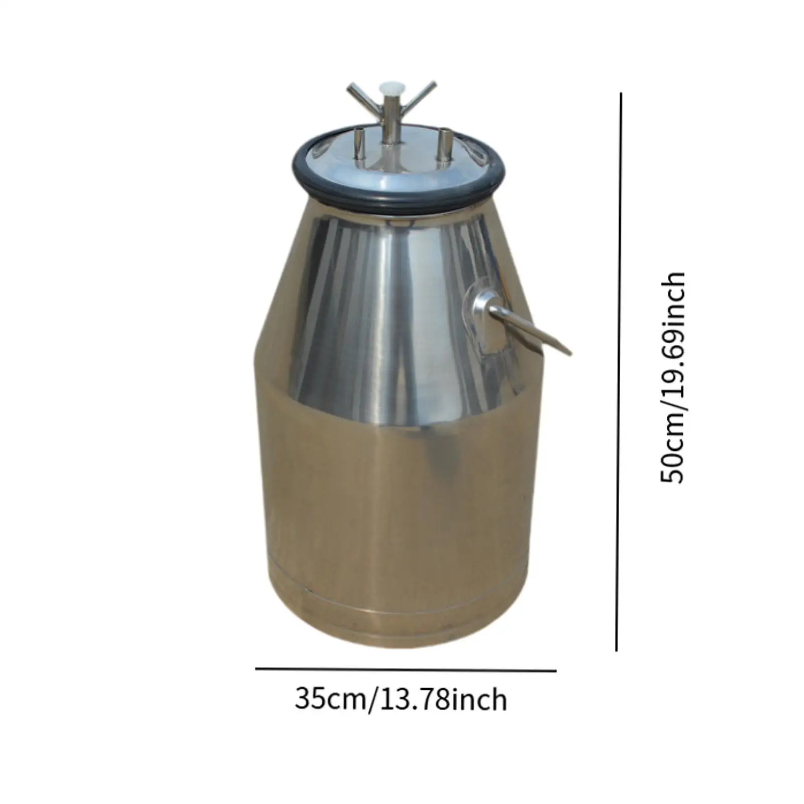 Milking Machine Bucket Multipurpose with Lid Milk Bucket for Farm Cow Sheep
