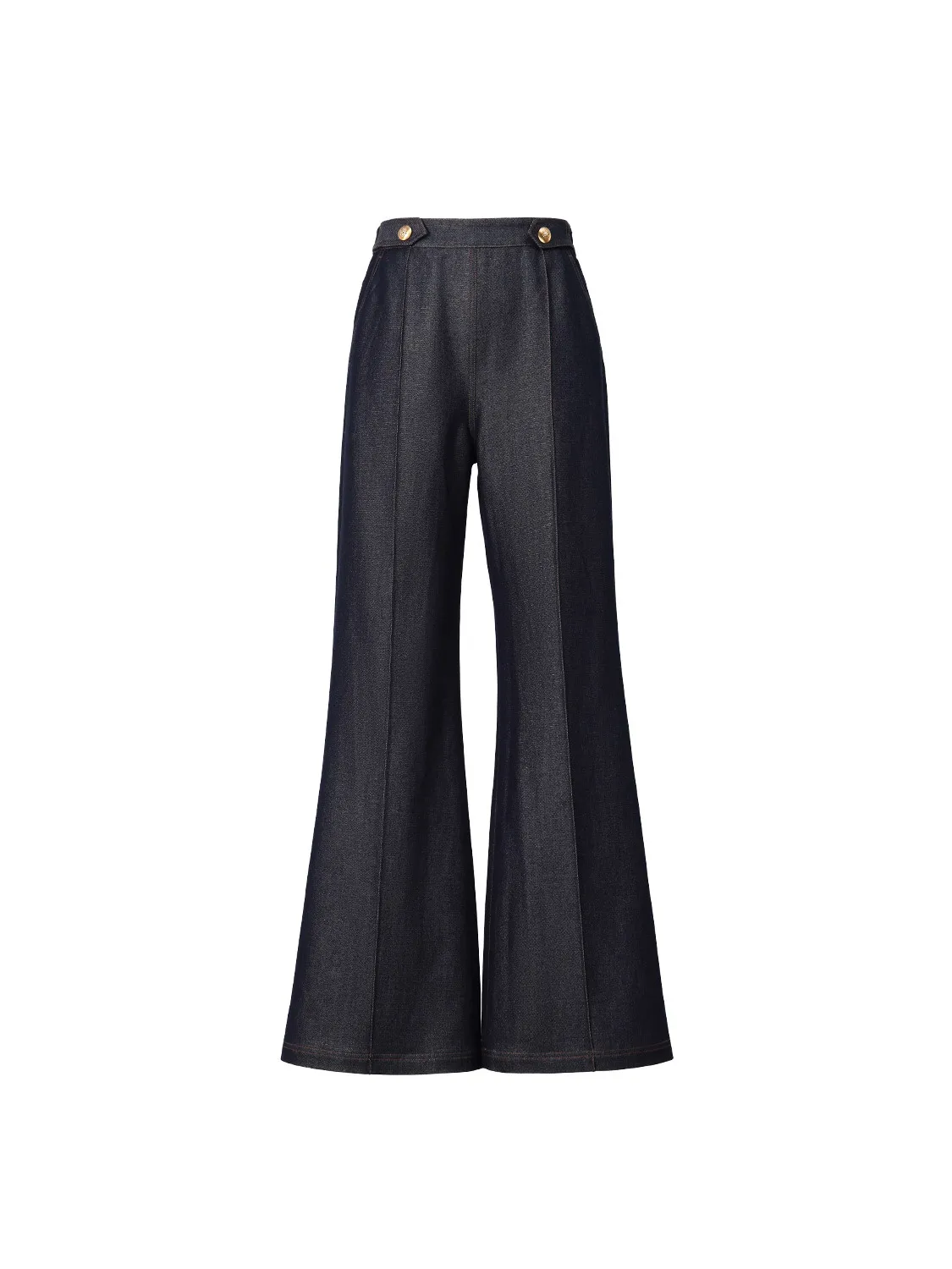 

Джинсы Blanini Casual с двумя пуговицами, прямые, с застежкой на пуговицах, женская модная зимняя коллекция