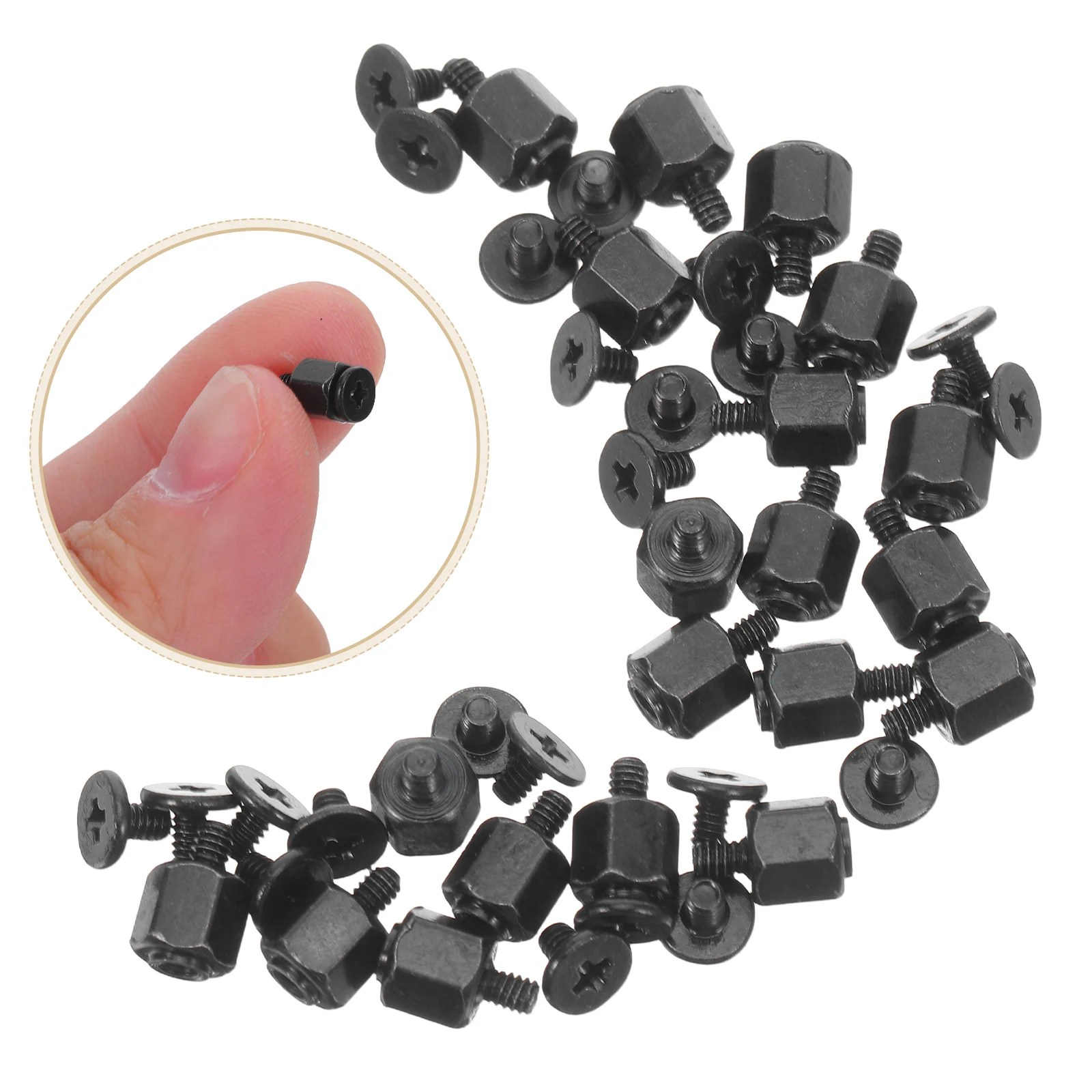 

20 Pcs Solid State Drive Screws Laptop Lightweight for DIY Mainboard Steel Hardware
