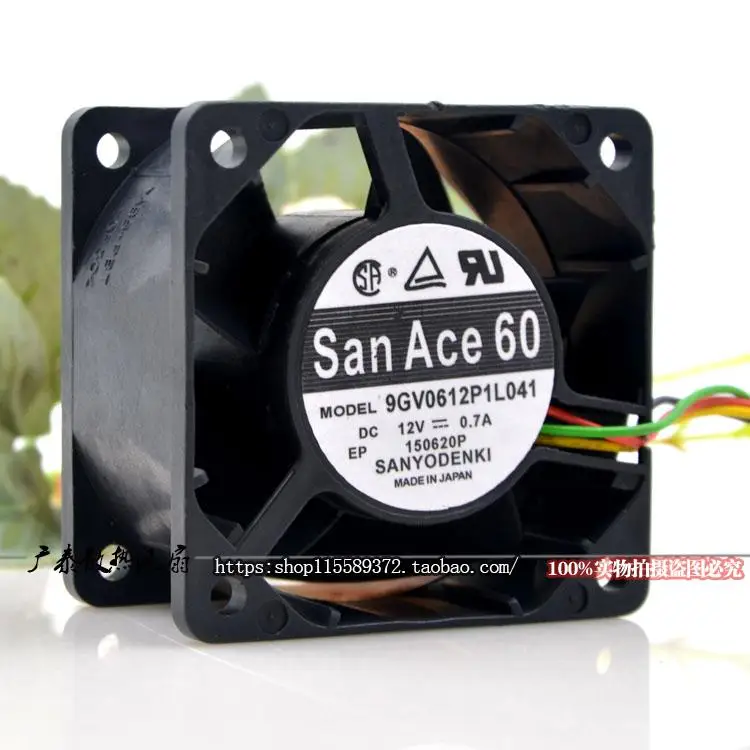 

НОВЫЙ ОРИГИНАЛ 9GV0612P1L041 12 В 0,7 А 6038 60x60x38 мм ОХЛАЖДАЮЩИЙ ВЕНТИЛЯТОР РАДИАТОР