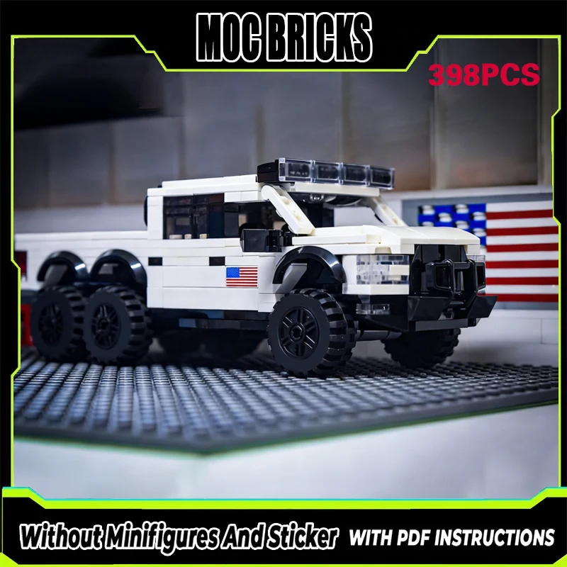 

Конструктор City Car Model MOC: Высокопроизводительный пикап, модульная технология, подарки, праздничный набор для сборки, детские игрушки