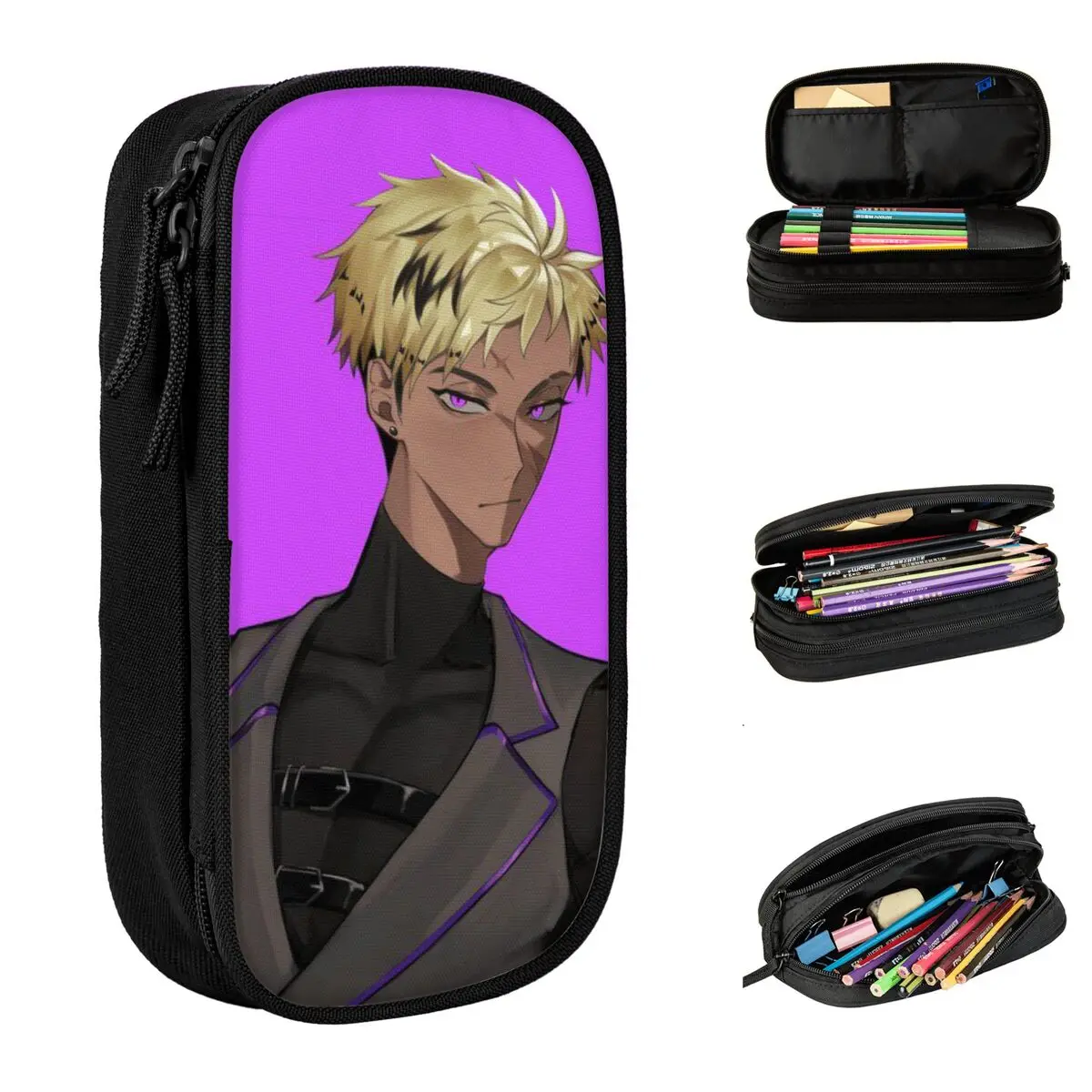 Nijisanji Vantacrow Bringer пенал для мальчиков и девочек винтажный пенал графические школьные пеналы канцелярские принадлежности идея подарка