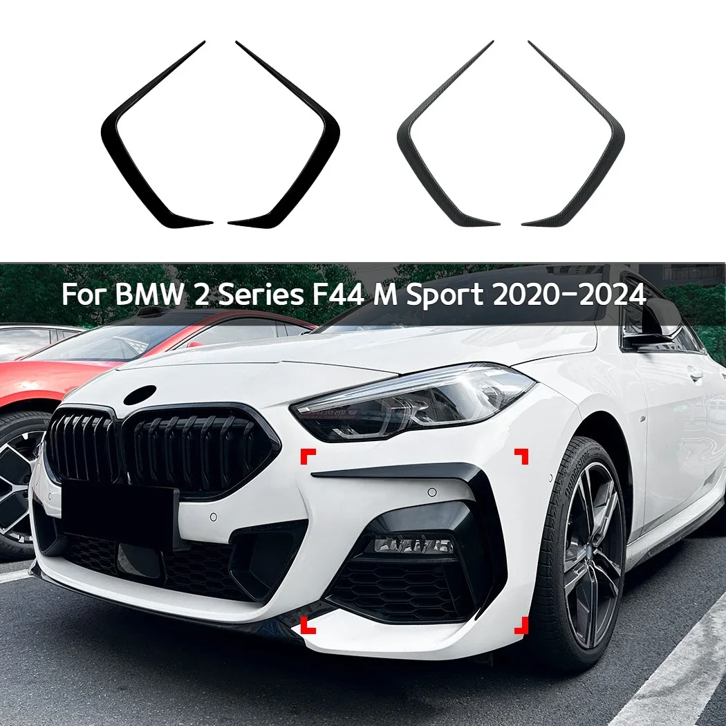 

For BMW 2 Series F44 M Sport 2020-2024 ABS Carbon fiber material Front Air Knife trend car sticker car exterior accessories