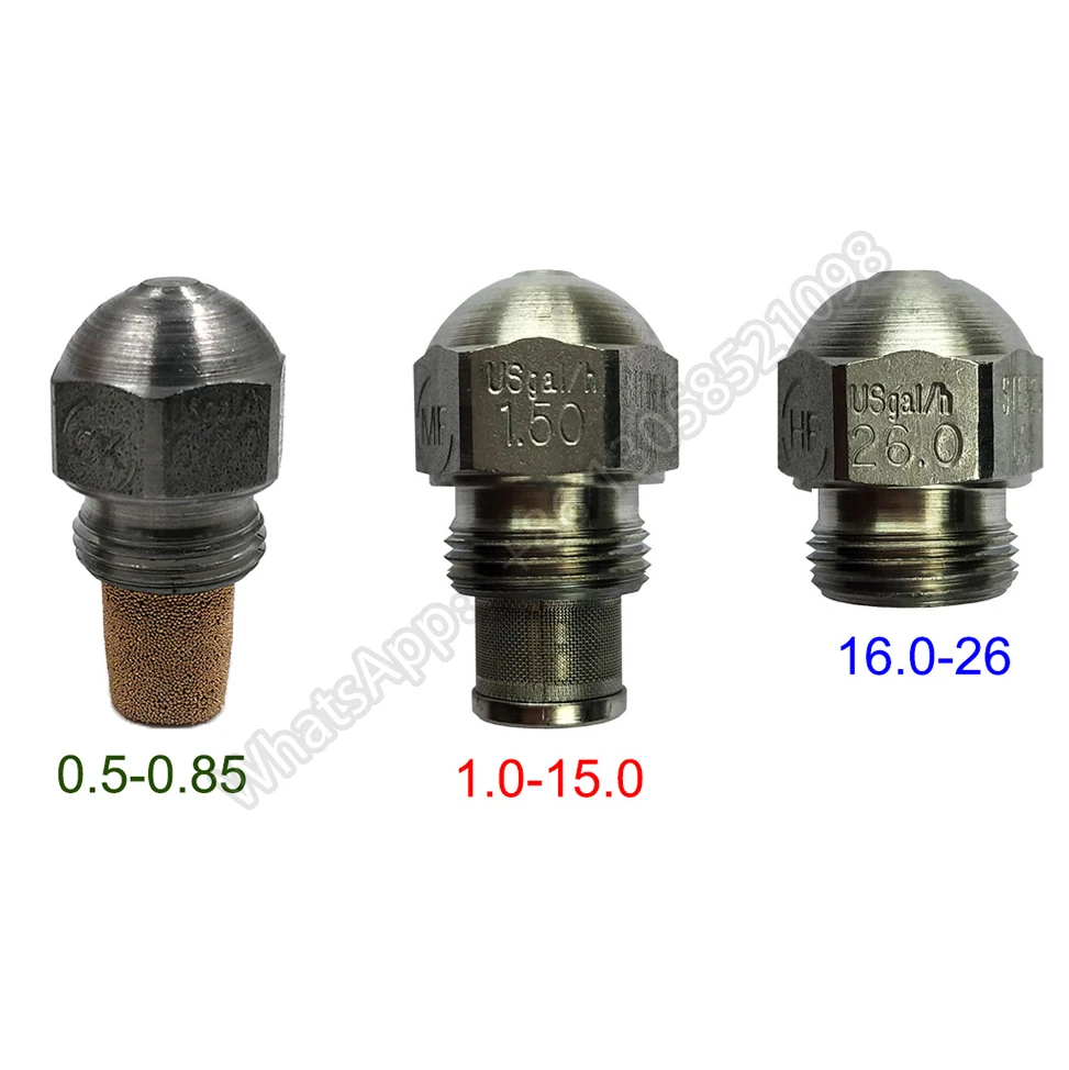 Waste Oil Burner Nozzle, Full Cone Nozzle, Oil Misting Nozzle, Steam Waste Oil Burner Nozzle for Diesel Burner