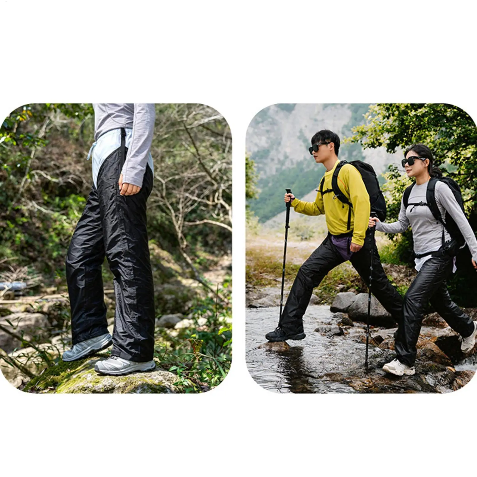 

Waterproof Gaiters Adjustable Waterproof Guard Hiking Gaiters For Men For Outdoor Cycling Mountain Climbing Fishing Trekking