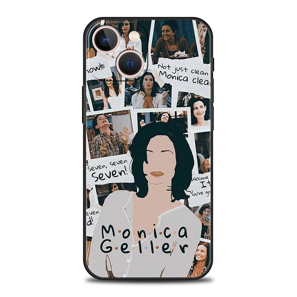 Friends TV Show Characters Luxury Phone Case Cover For iPhone 16 15 14 13 12 11 Pro Max 8 7 Plus XR XS Max Shockproof Soft Capas