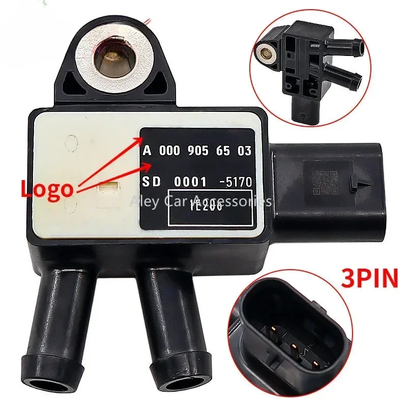 

Loki J Original New A0009056503 0009056503 Differential Pressure Sensor DPF For Mercedes Benz E220d G350d CLA 45 A45 AMG