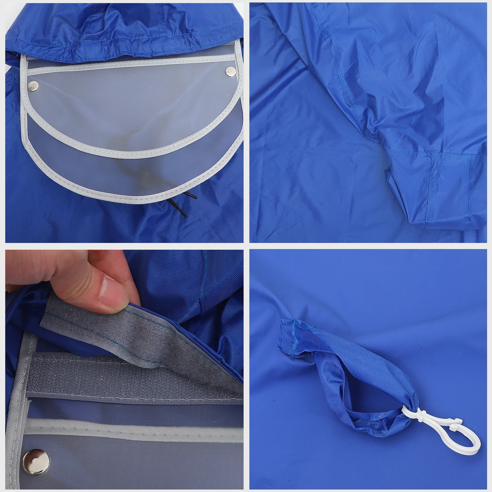 

Double Brim Raincoat Waterproof Reusable Adult Poncho For Outdoor Riding Camping Hiking Rainwear Accessories