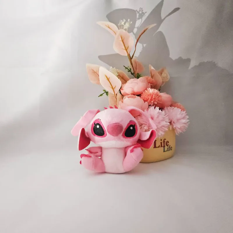 

1Pcs-10Pcs/Lot Cute Cartoon Lilo and Stitches Small Pendant Plush Toy,10CM Kawaii Plush Keychain Kids Best Chirstmas Gift Toys
