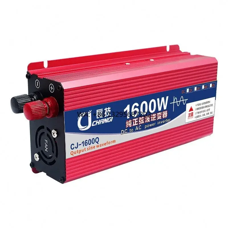 

Changi 1600W Pure Sine Wave Inverter Converter High Power Single DC Output for Automotive for 12V 24V 48V