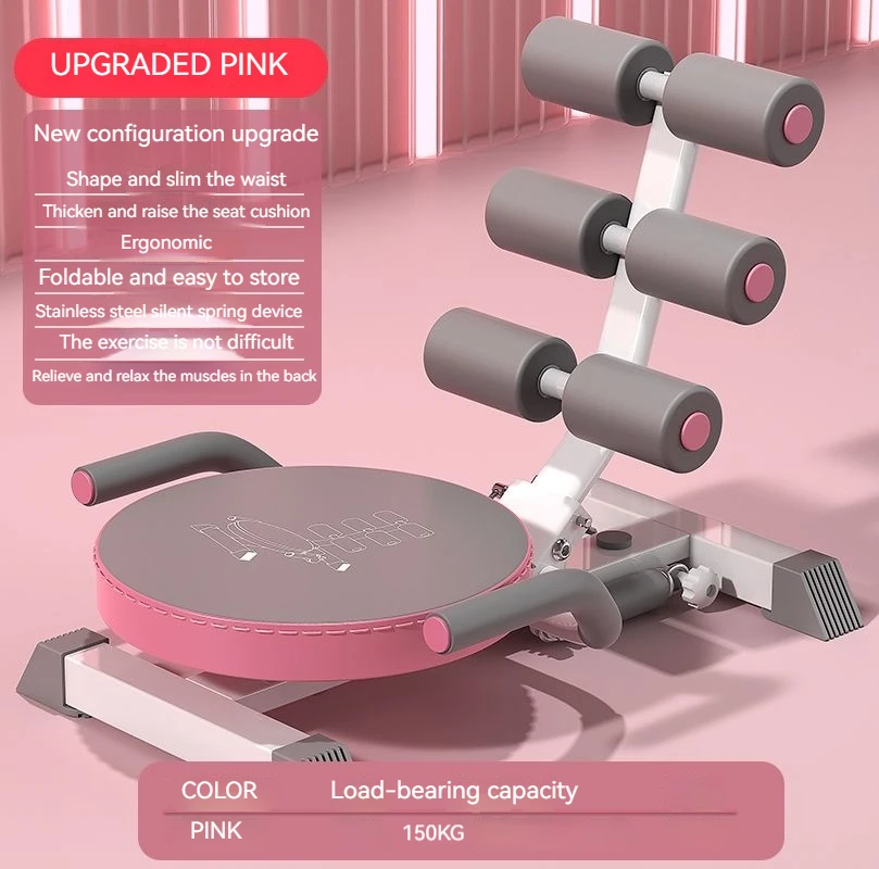 360 Degree Rotatable Twisted Waist Abdominal Roller with Knee Mat Core Workout Gear