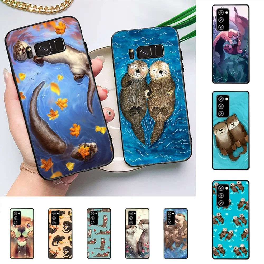 Cute Otter Lutra Phone Case For Samsung J 7 plus 7core J7 neo J6 plus prime J6 J4 J5 Mobile Cover