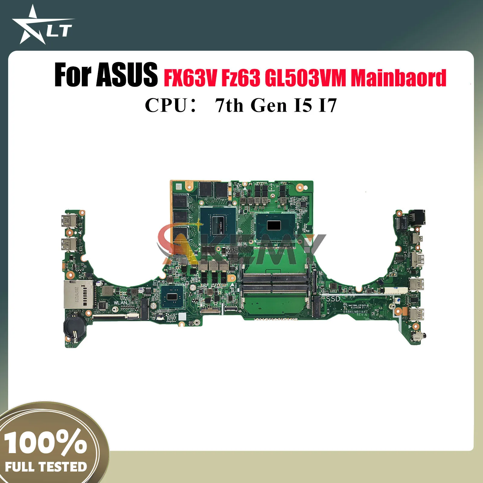 

Материнская плата для ноутбука GL503VM для ASUS ROG Strix Fz63v GL503VM FX63V GL503V, материнская плата для ноутбука с процессором I5 I7, 100% тестирование, ОК, быстрая доставка