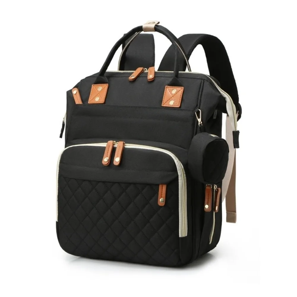 

Oxford cloth Mommy Bag Multi-Functional Large Capacity Baby Diaper Backpack Lightweight Foldable Nappy Backpack for Nursing
