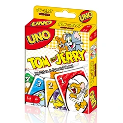 Anime UNO Games TOM AND JERRY Card Game Family Funny Entertainment Board Game Poker Cards Game Gift Box