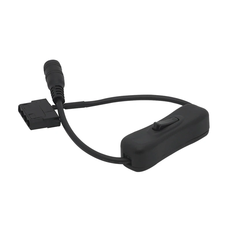 

1/5/10PCS DC 5521 to Molex 4 Pin Power Supply Adapter Cable with Switch for Computer fan Surveillance cameras routers