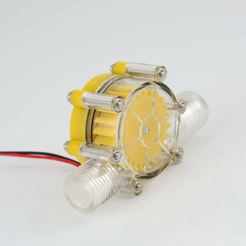 

1*Mini Hydraulic Generator 12V Water Flow Pump Micro Hydro Generator Turbine Flow Hydraulic Solar Energy 8.8 * 5.8 * 3.9 Cm