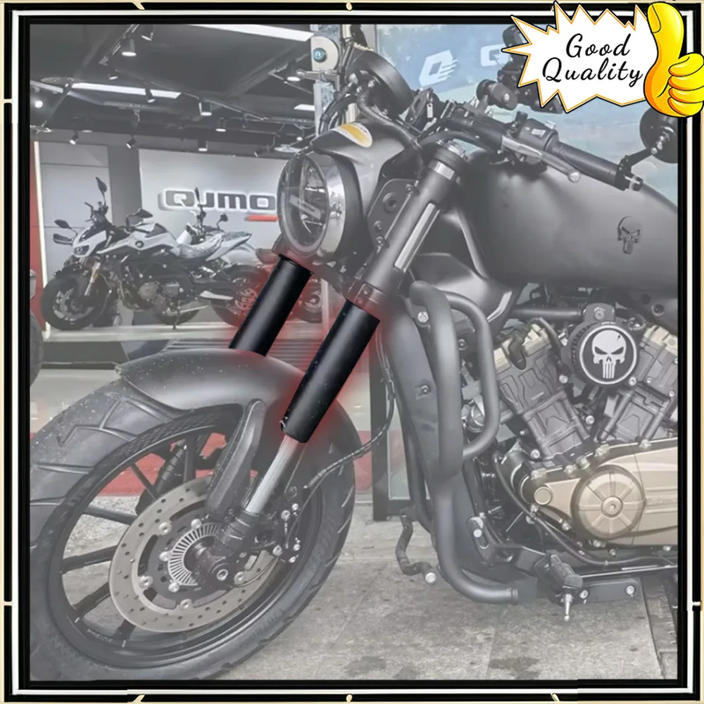 

For QJMOTOR 300SRV SRV300 modified shock absorber protective cover shock absorber dust cover front fork tube protective cover