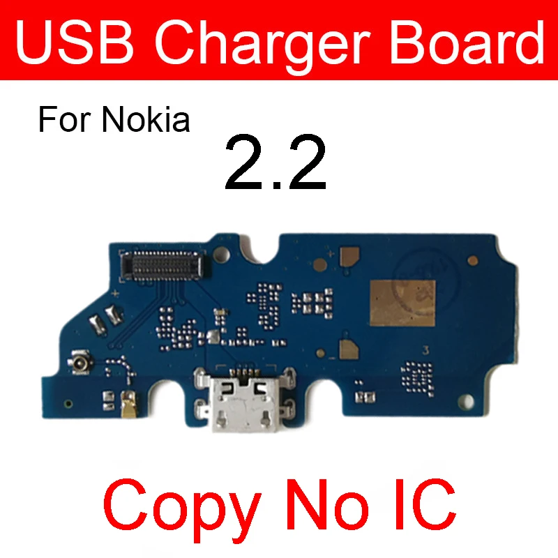 USB Charger Dock Board For Nokia 1.3 1.4 2.2 2.3 2.4 3.2 3.4 4.2 5.3 5.4 6.2 7.2 USB Charging Port Jack Board Connect Microphone