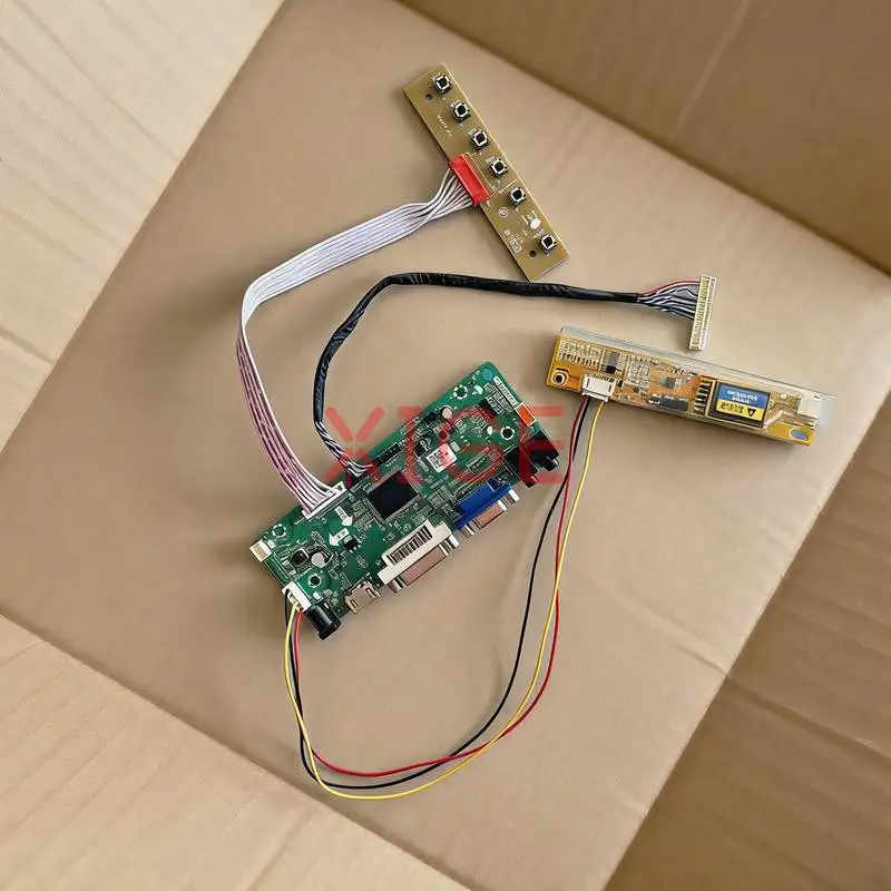

For LP171WU3 LP154WU1 LQ154M1LW LP171WU1 Matrix Controller Drive Board DIY Kit 1920*1200 HDMI+DVI+VGA LVDS-30Pin 1CCFL 1920x1200