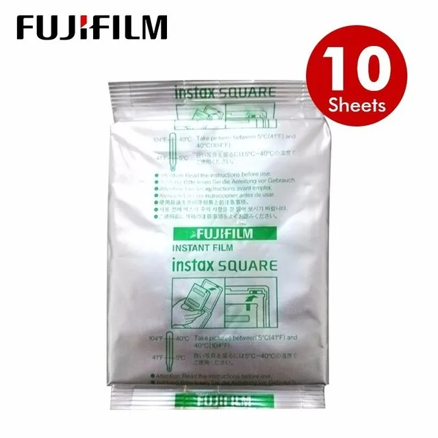 Per Fujifilm (10-100 fogli) SQ10 SQ6 SQ20 Instant Film Camera condividi SP-3 stampante Fuji Instax Square Film White Edge Photo Paper