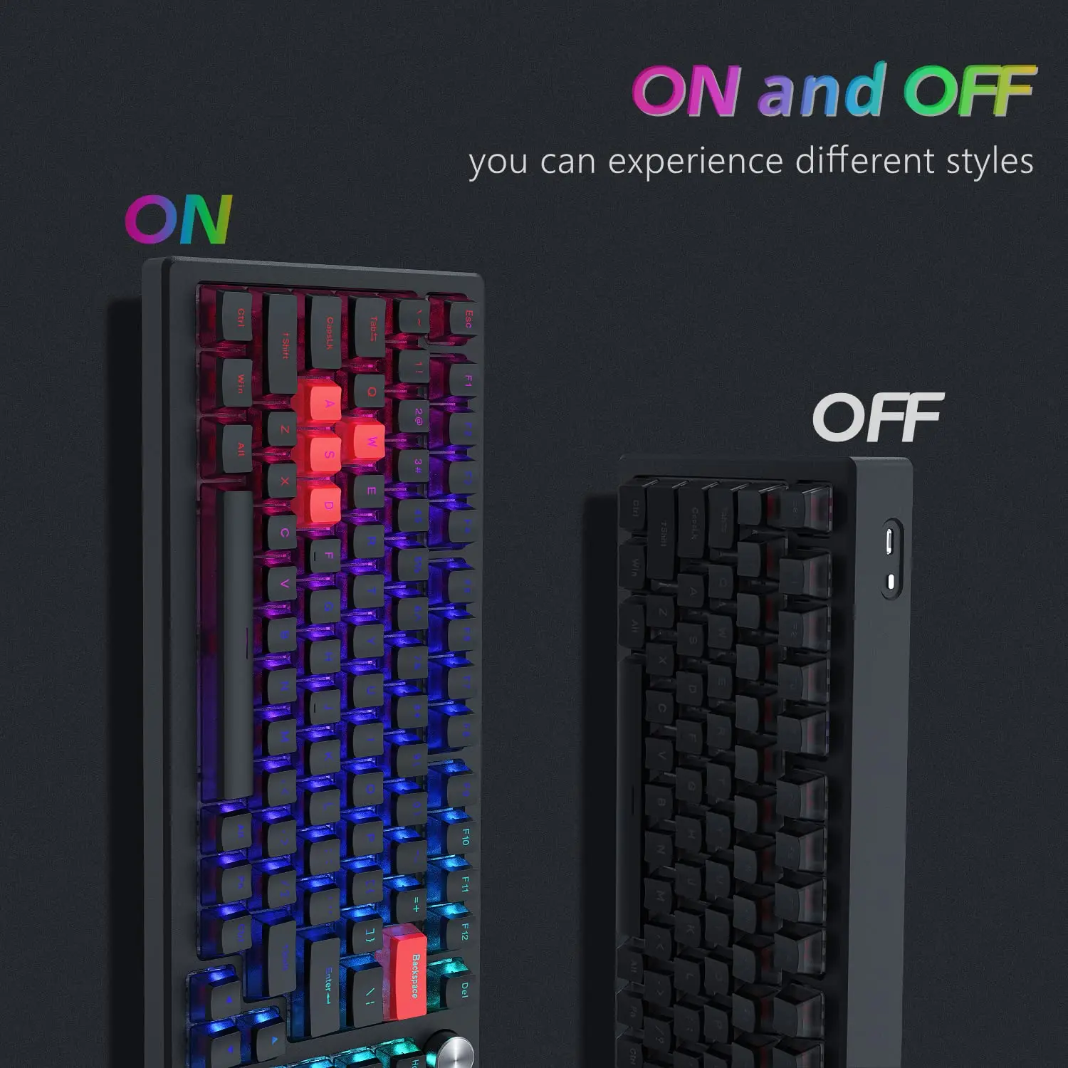 165 Key Pudding PBT Keycaps Custom Black Double Shot Keycap OEM Profile for 100%, 75%, 65%, 60% Gaming Mechanical Keyboard - Image 4