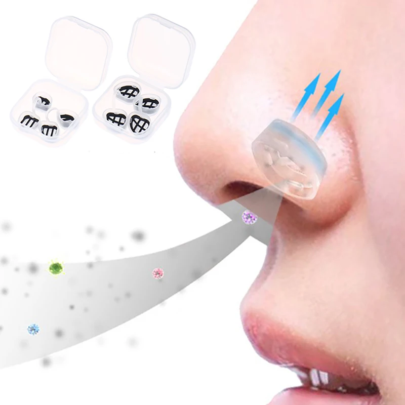 Nasal Filters Anti Air Pollution Pollen Allergy Nose Dust Filter S/M/L Removable Nose Dust Filter Nose Comfortable Invisible