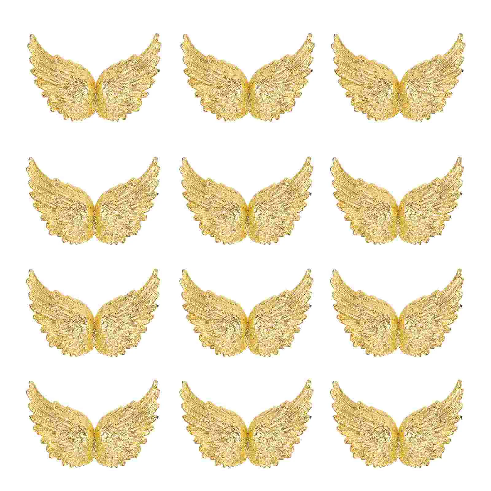 12 Pcs Hair Wing Angel DIY Angels Wings Adornment Plastic Decoration for Jewelry Making