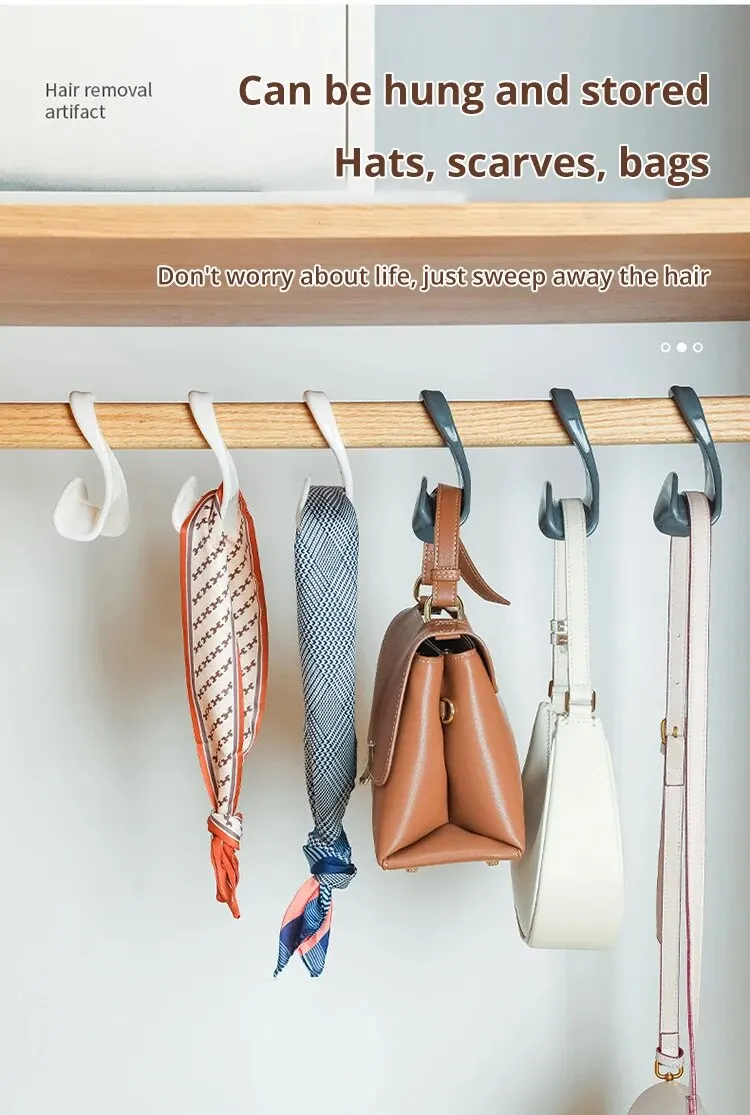 10 Stück verbreiterter Kunststoff-Aufhänger-Verbindungshaken, stapelbar, platzsparend, Aufbewahrung, multifunktionale Tasche und Hut-Aufhänger – Detail 3