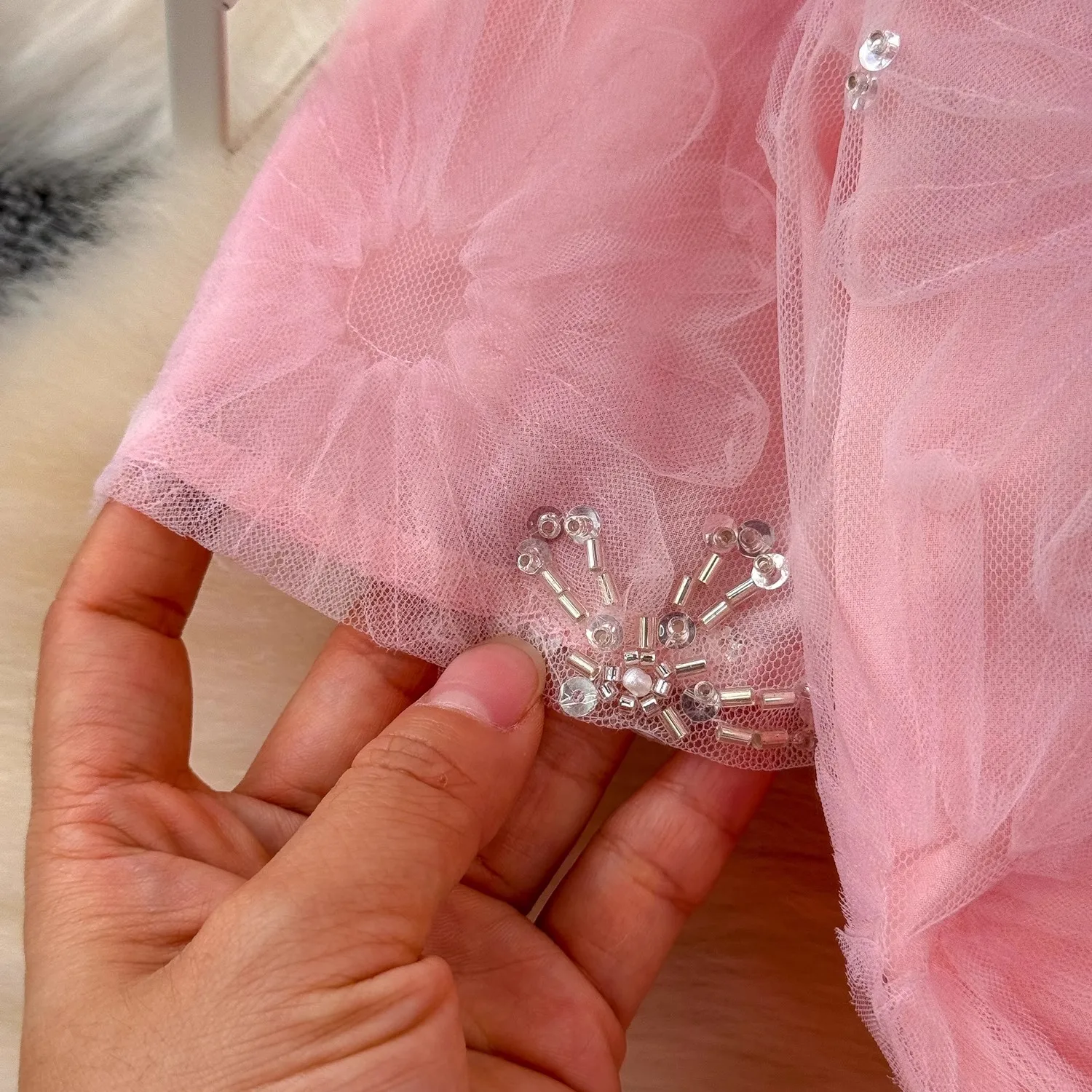 Runway Flower Embroidery Crystal Beaded Mesh Dress Women's Square Collar Short Sleeve Bodycon Midi Evening Party Prom Vestidos