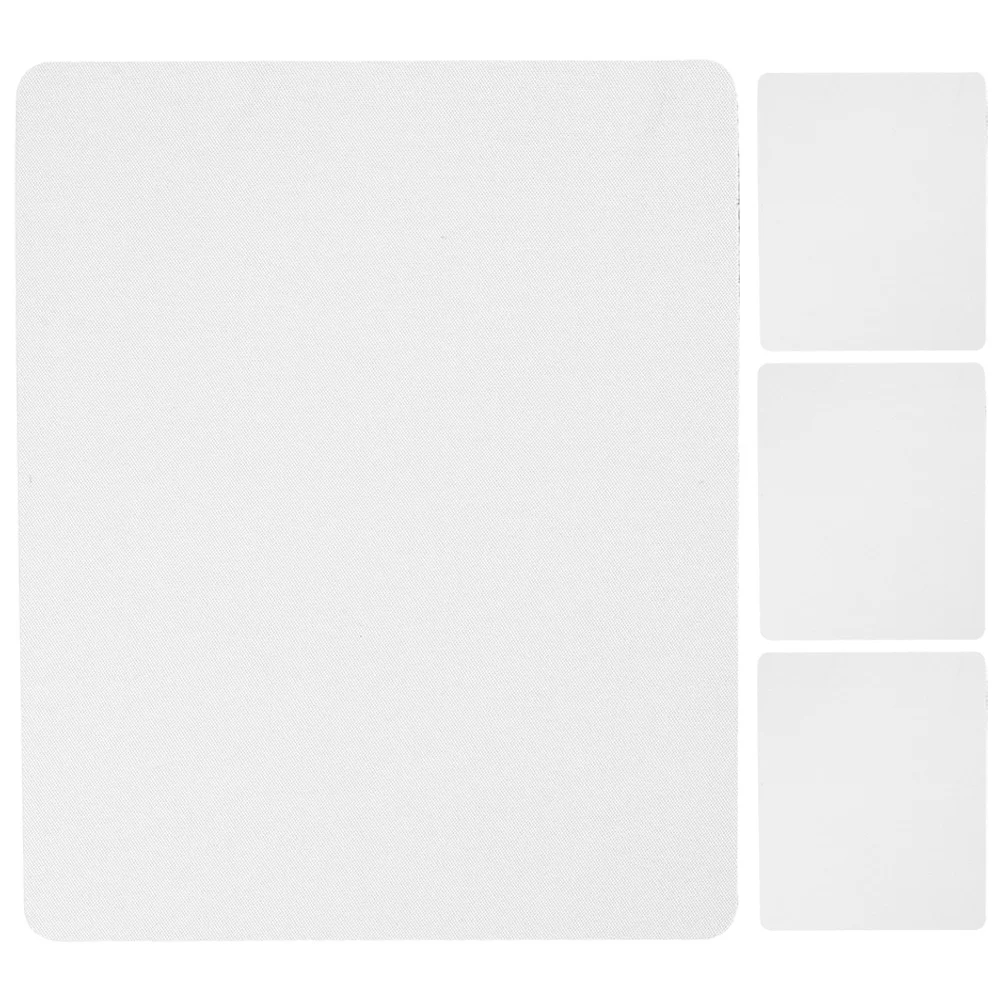 4 Pcs Sublimation Mouse Pad Desktop Non-slip Blank Articles Rubber Blanks Modern for Gaming