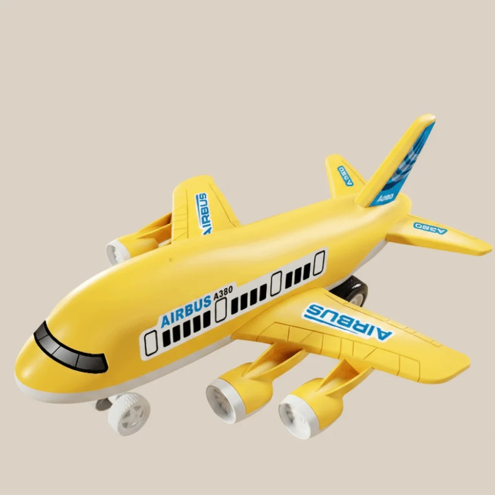 Drop-resistant Large Size Inertia Airplane Model Plastic Inertia Function Large Airplane Toy Passenger Plane Toy Children Toy