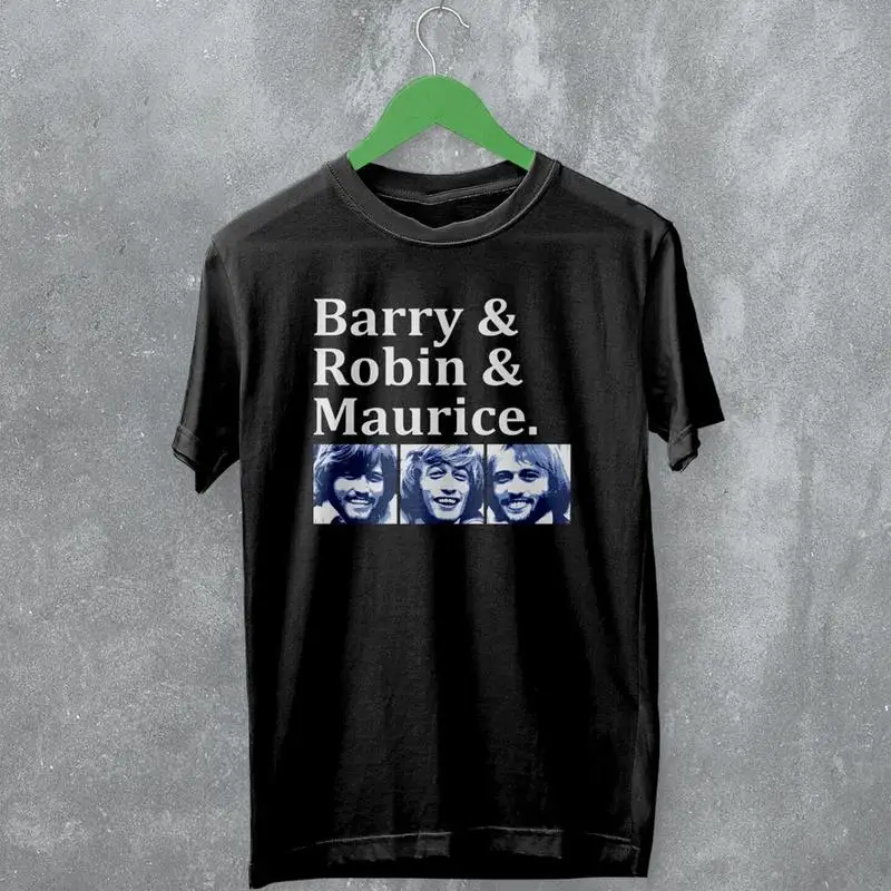 تي شيرت Bee Gees Band أسود جميع المقاسات من S إلى 5XL