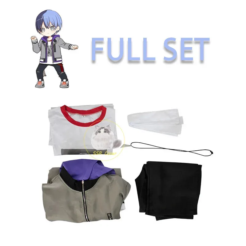 2025 yiyiAoyagi Kostüm Projekt Sekai Bunte Bühne Feat Cosplay Uniform Aoyagi Toya Perücke Halloween Karneval Kostüm