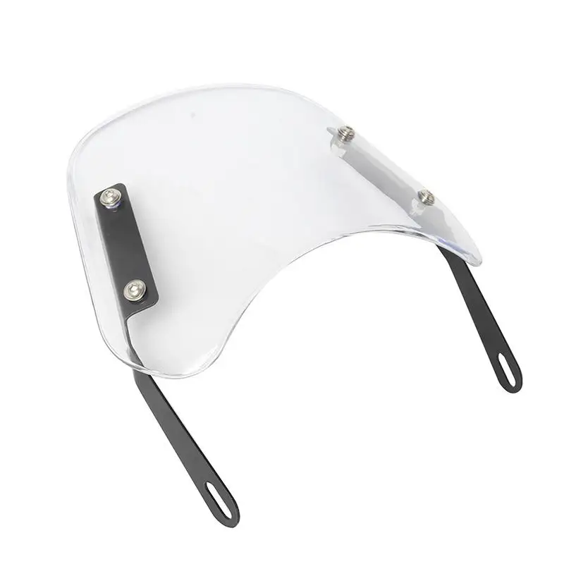 Motorcycle Headlight Windshield Wind Deflector Windscreen Universal For The Most Models