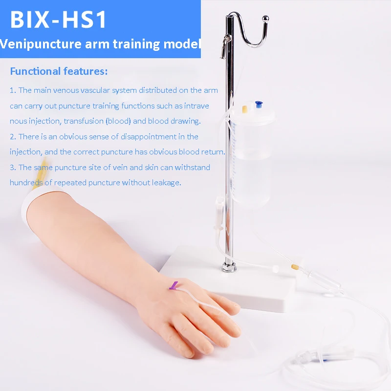 Phlebotomy Venipuncture Practice Arm Anatomy Injection Practice Medical Simulator Nurse Training Kit