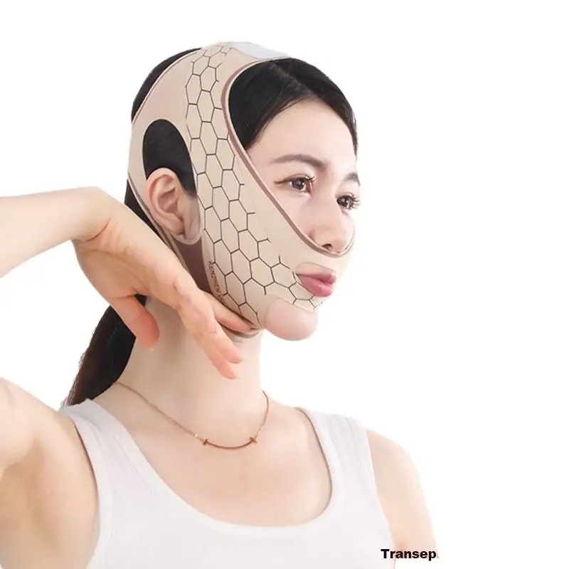 턱살 슬리밍 밴드 V라인 리프팅 마스크 얼굴 리프팅 주름 개선 스트랩 밴드 수면 마스크 뷰티 헬스 여성용