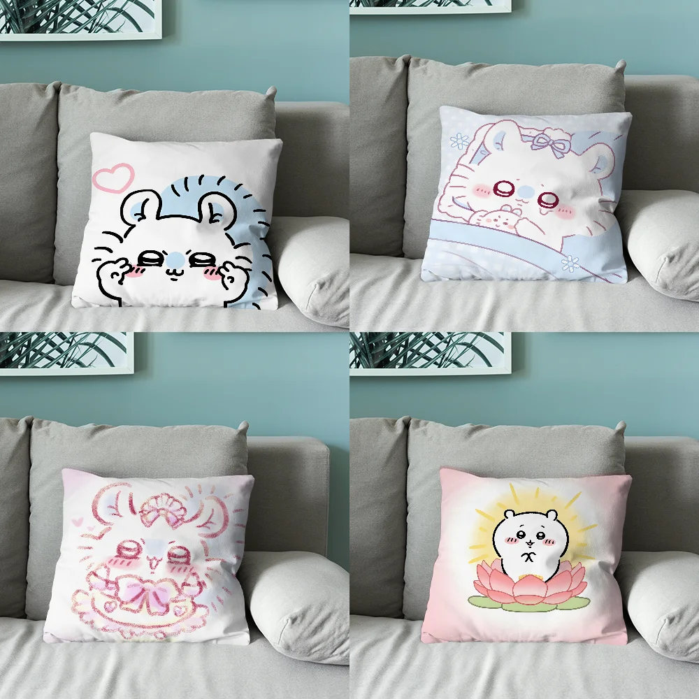 C-ChiikawaES-S Momonga Pillow Case Pillow Case Soft Cushion Cases for Farmhouse Sofa Decor Home Decorations and Protector