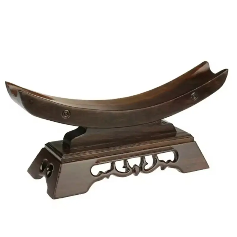 DT19 Solid Wood Samurai Sword Display Stand Holder 25x8.5x13CM Home Decor for Craft for Katana Knife Collection view 2