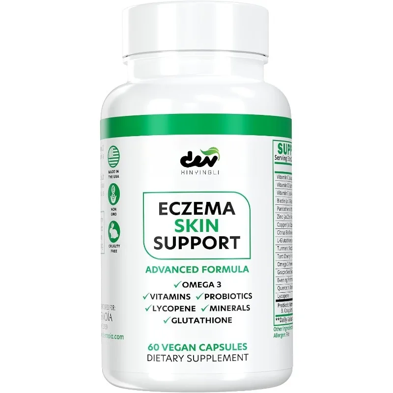 Eczema Supplements - Relieve Eczema, Target Skin Irritation, and Enhance Psoriasis Supplements