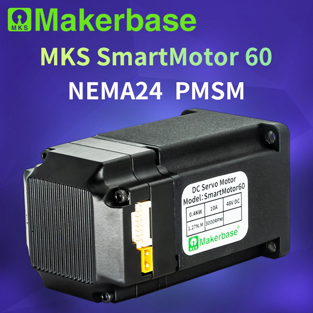 

MKS SmartMotor NEMA24 Integrated permanent magnet servo motor with CAN/RS485