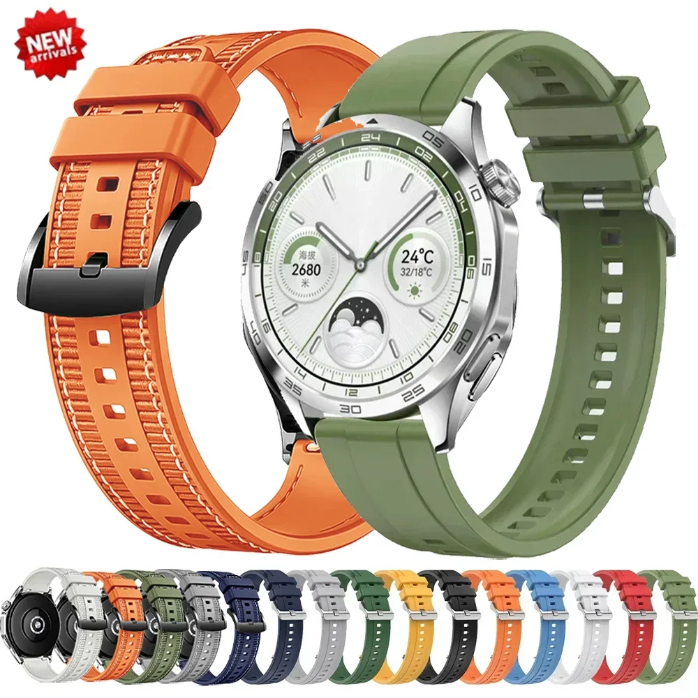 22mm Quick Release Silicone Strap For HUAWEI WATCH GT 4 3 2 46mm/Runner/Ultimate Band For Samsung/Amazfit/TicWatch/SUUNTO/Xiaomi image 3