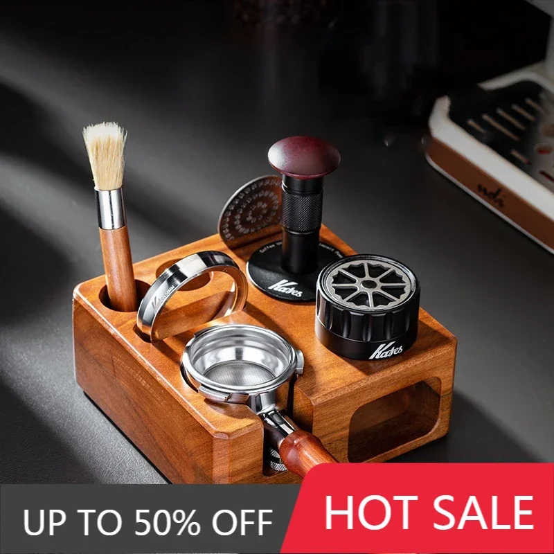 51mm 54mm 58mm Coffee Tamping Station Portafialter Holder Stand Mat For Delonghi Breville E61 Espresso Accessories Barista Tools