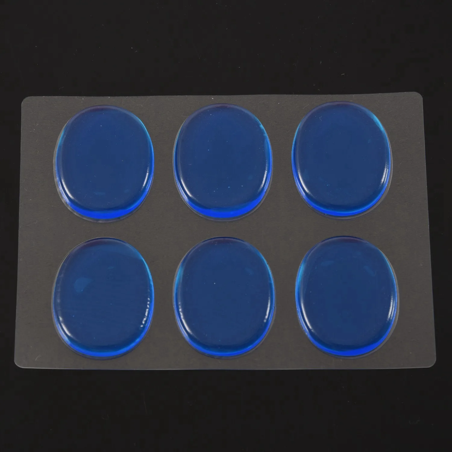 AD45 12 قطعة كمين طبل كتم الوسادة طبل المثبط جل منصات كمين توم طبل الخمار كتم شفافة قرع أداة الملحقات (6