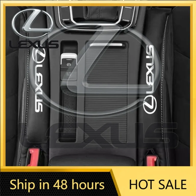 

2026 Hot Interior Stickers 2Pcs Car Seat Gap Filling Plug Cushion Side Seam Leak Proof Strip For Lexus ES300 RX330 RX300 GS300 I