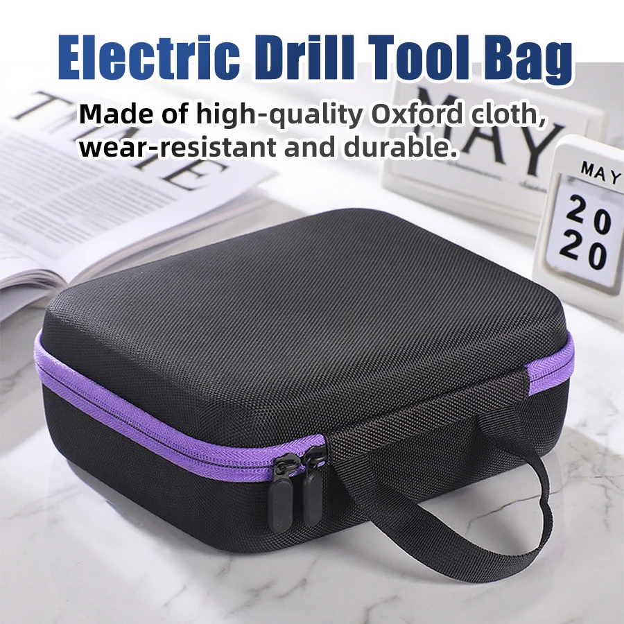 

Прочная сумка для электроинструмента из ткани Оксфорд ​ Квадратная сумка-органайзер для инструментов, многофункциональная, водонепроницаемая, для электрика, для хранения оборудования