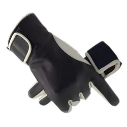 Winter Men's Wrist Fashion Sheepskin Gloves New Genuine Leather Gloves Wool Lining Machine Sewing Warm Driving Riding Classic Wr