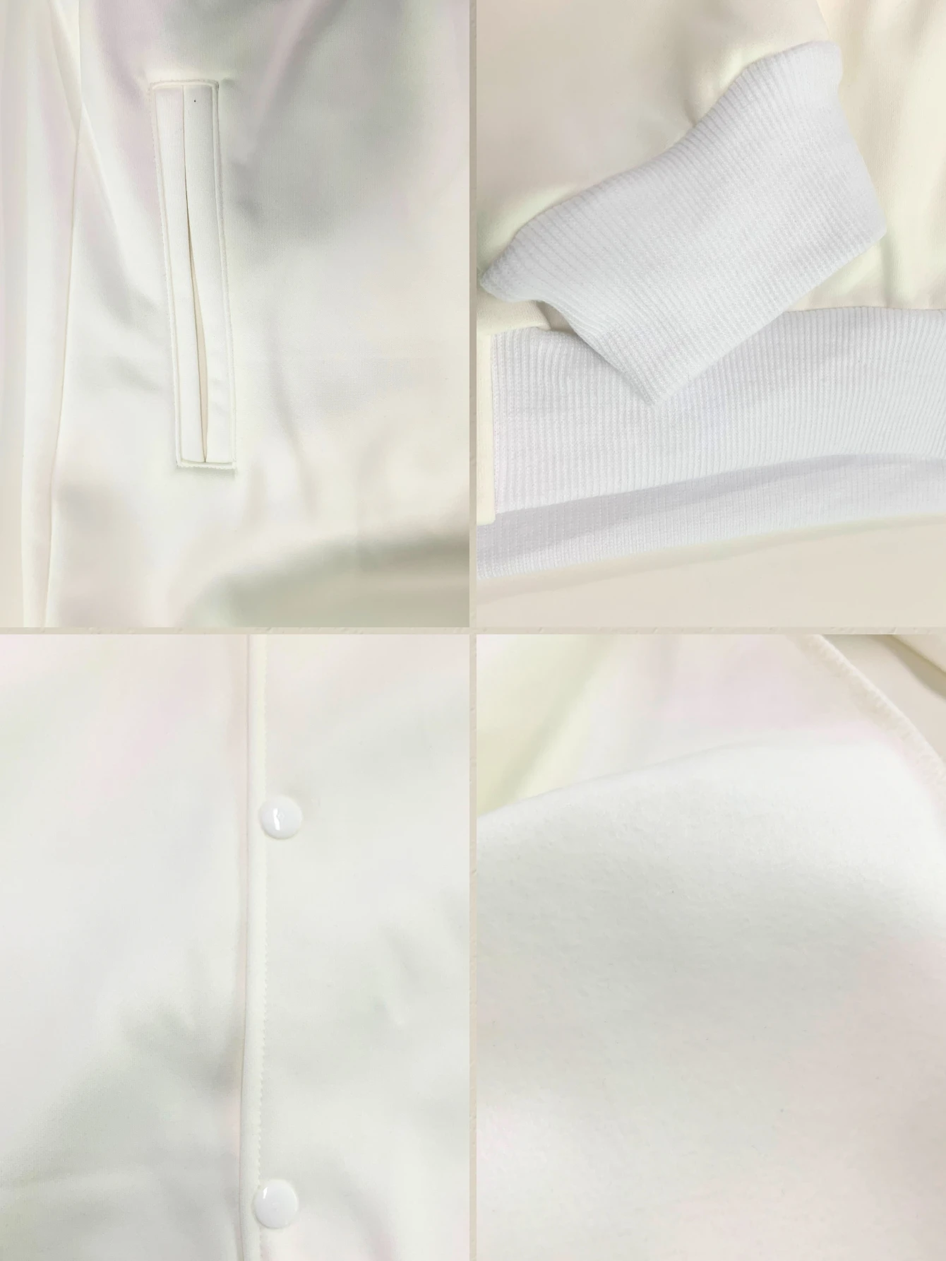 Op maat gemaakte honkbaljassen met fleecevoering Thanksgiving- en kerstcadeaus voor familie