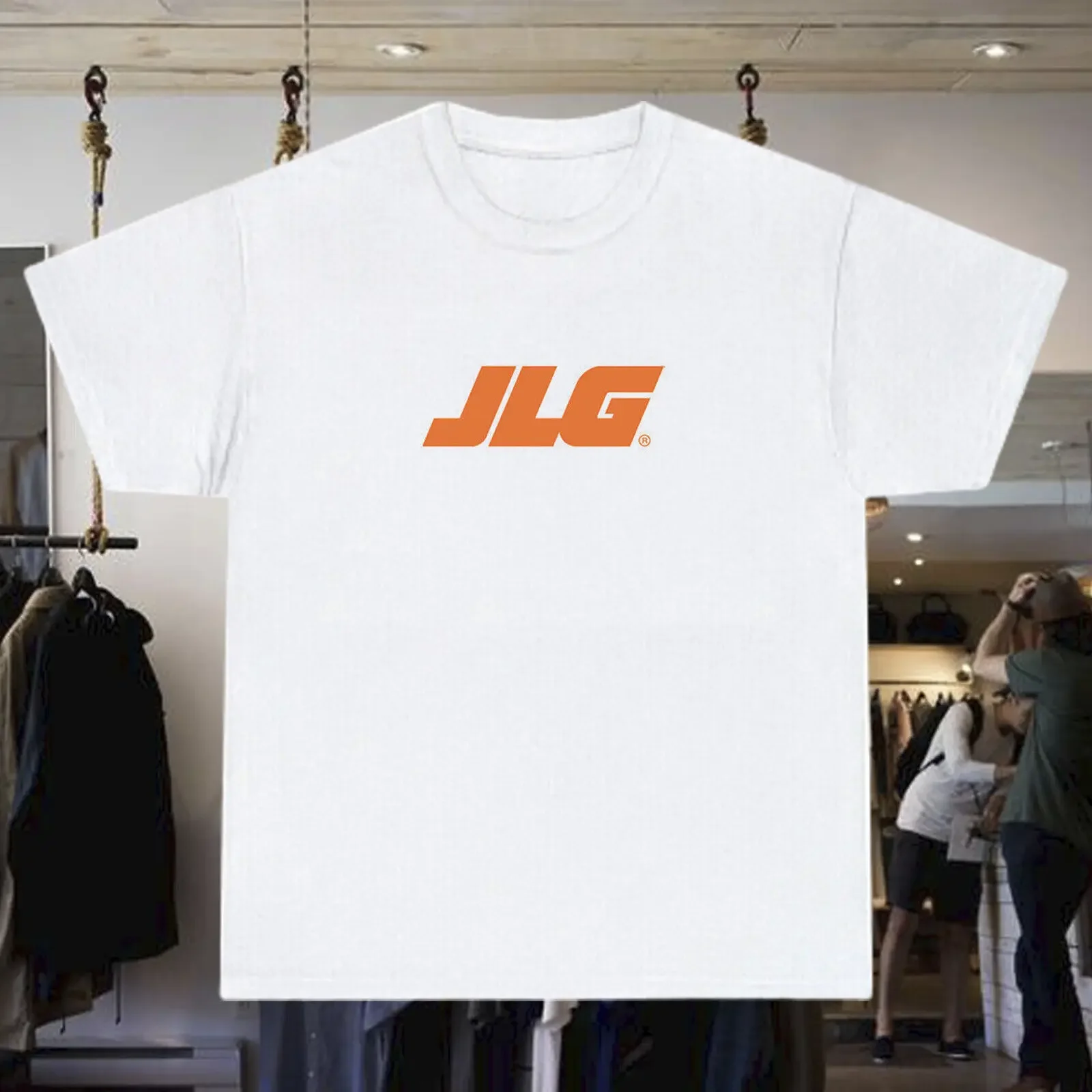 JLG Aerial Lift Equipment Logo Mens T-Shirt Size S-5XL Tee New Shirt