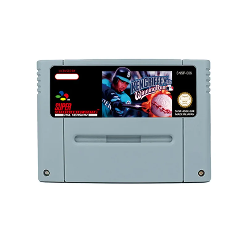 Ken Griffey Jr.'s Winning Run RPG Game for USA Version SNES 16 Bit Retro Cart Children Gift